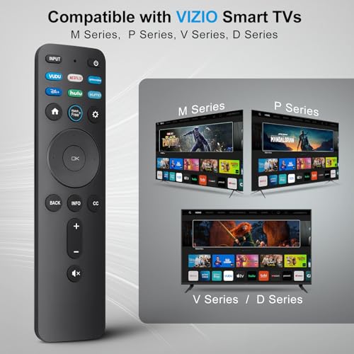 Image of EWO'S Universal Replacement Remote for VIZIO XRT260 4K Smart TV M P V Series, with Buttons for Netflix Disney Prime Video Hulu (No Voice Function)
