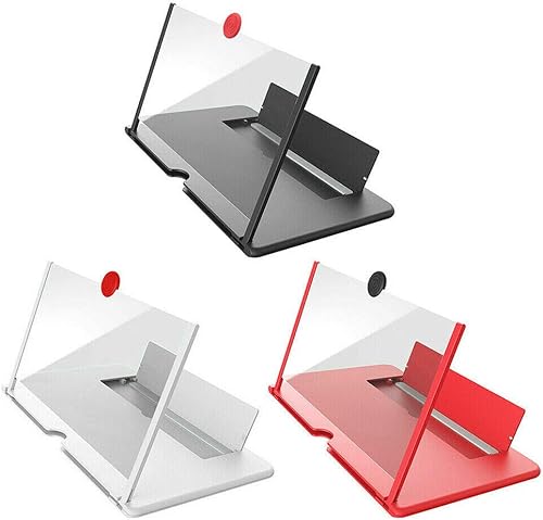 Miniatura 7 de Lupa de pantalla de 1012 pulgadas, versión 2023, soporte plegable para teléfono con amplificador, lupa para teléfono inteligente compatible con