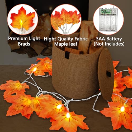 ONFAON-2-Pack-Fall-Decorations-for-HomeFall-Leaf-Lights-Battery-Operated-Fall-Maple-Leaves-Decorations-Lights-Garland2-ModesTotal-20Ft-40LED-Halloween-Decor-Thanksgiving-Indoor-Outdoor ONFAON 2 Pack Fall Decorations for HomeFall Leaf Lights Battery Operated Fall Maple Leaves Decorations Lights Garland2 ModesTotal 20Ft 40LED Halloween Decor Thanksgiving Indoor Outdoor