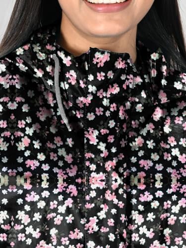 Image of LUX VENUS Printed Over coat Rainwear for Women