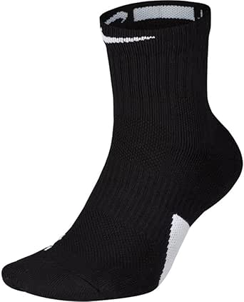 NIKE(ナイキ) エリート ミッド ソックス SX7625 013 ブラック/ホワイト 25-27cm