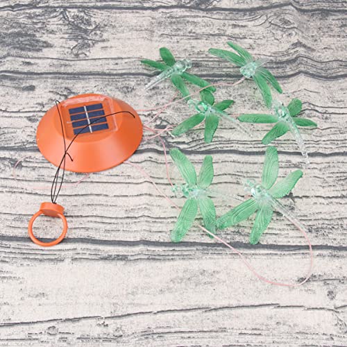 Evita Apagones en el Jardín con las Lámparas Solares Colgantes LED de Libélula Verde 3 unids 5