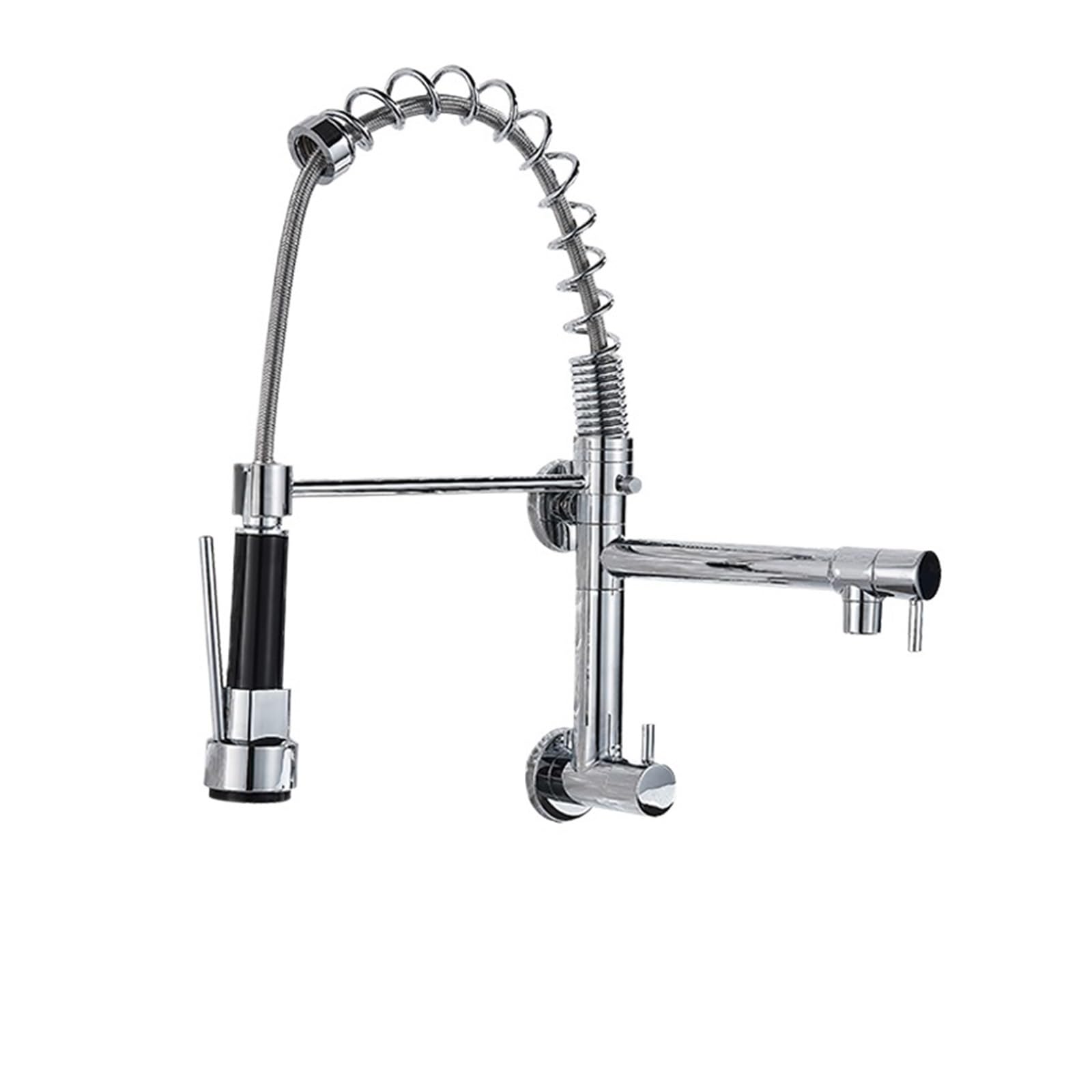 Robinet de cuisine à tirette pour simplifier la vaisselle et le nettoyage de l'évier