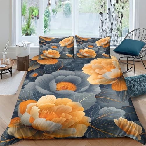 Housser de couette 3D microfibre 220x240 cm parure de lit 3 pièces adulte - 2