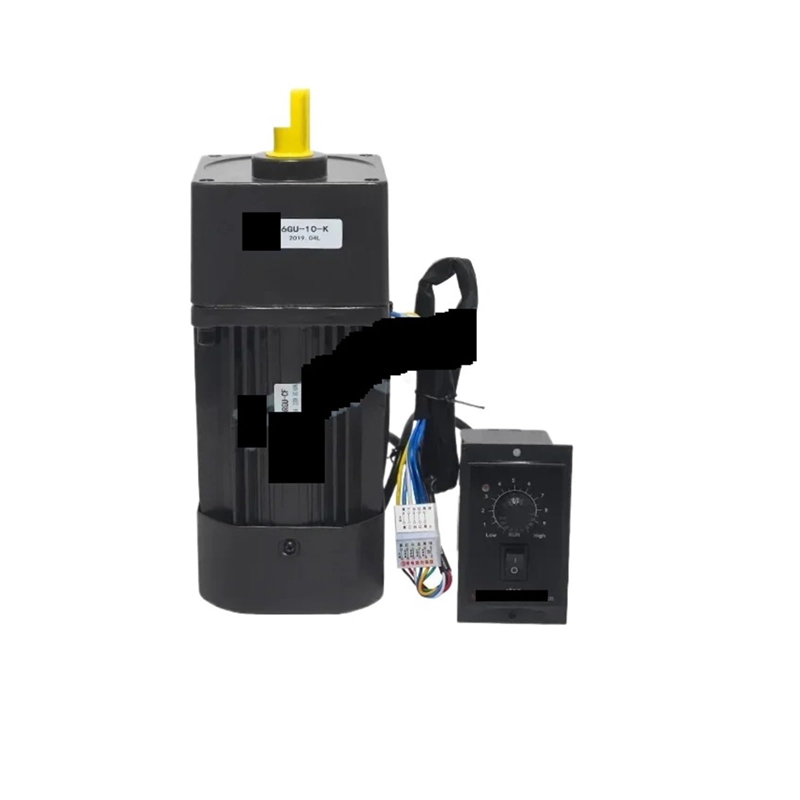 Motor asíncrono 6RK250GU-CF 250W de CA 220V Engranaje monofásico Eje 15mm + Controlador Velocidad 50/60hz(13.5rpm)