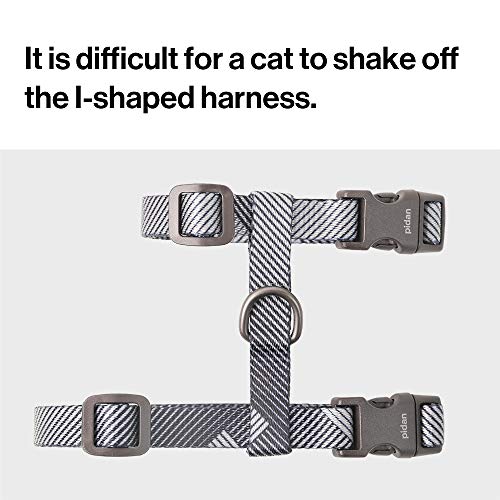 pidan Cat Harness and Leash Set for Walking Escape Proof - Adjustable Pet Harness for Kitten and Small Dogs Lightweight - Grey - Thumbnail 5