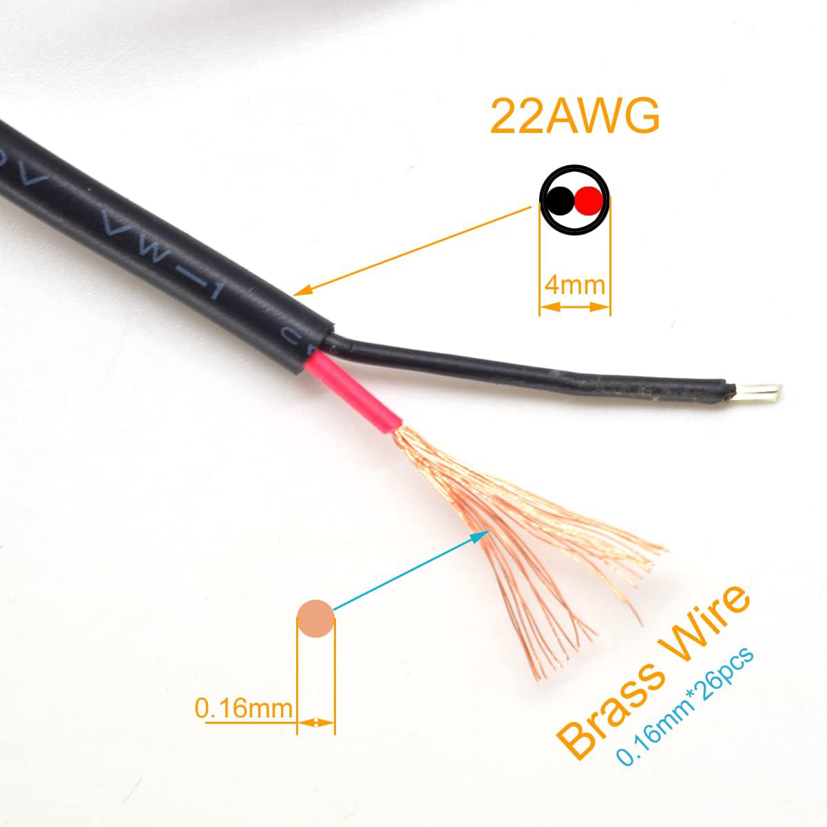 5 cavi USB a spirale a 2 fili, 22 AWG, 1 m, USB 2.0 maschio, 2 pin, filo nudo 5 V 3 A, 2 nuclei, cavo di prolunga con estremità aperta, con connettore a molla a 2 posizioni (USB maschio)