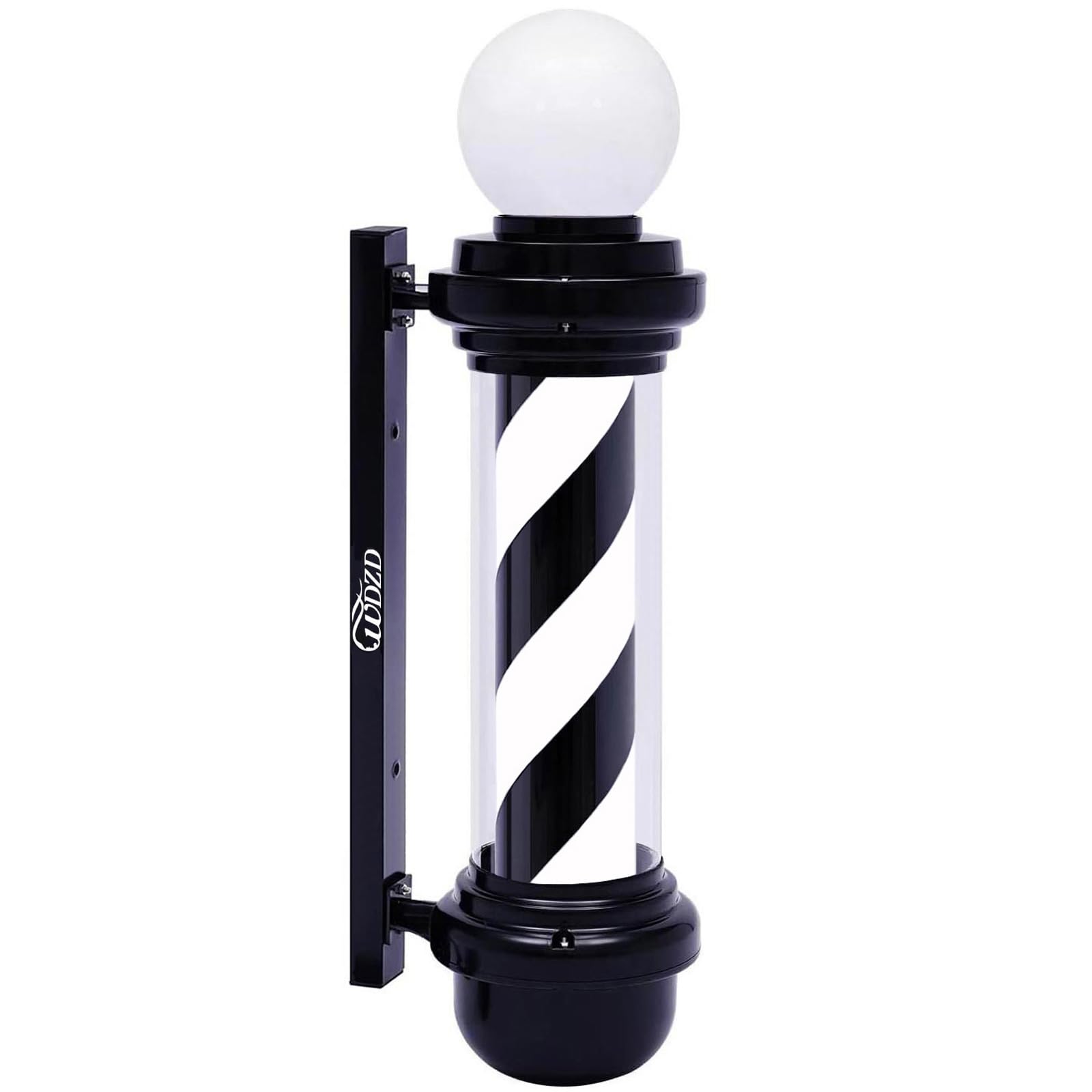 WDZD 27'' Black White Barber Pole Light