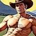 Male Nude Calendar for 2025, Sexy Cowboy Pinup Art, Subjects in Full Frontal Nudity, 12 Original Pin-Up Illustrations of Handsome Men in the Wild Wild West