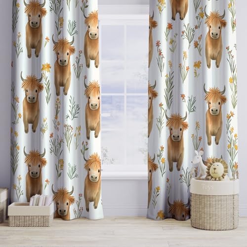 Generic - Rideau de délicieuses feuilles d'airelles rouges imprimées en polyester avec œillets pour chambre, salon, cuisine, 140 x 280 cm