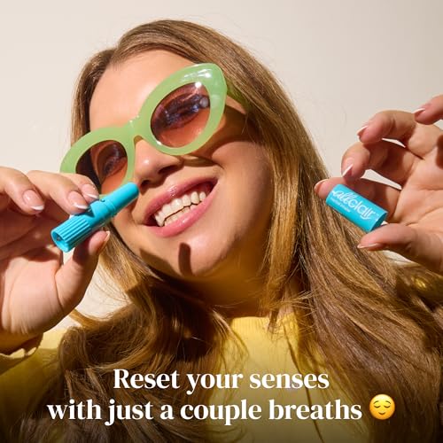 Image of Allclair Nausea Relief Inhaler for Motion & Morning Sickness - Fast-Acting, Non-Drowsy, Natural Alternative to Pills & Patches, Travel Essential (3 Inhalers)