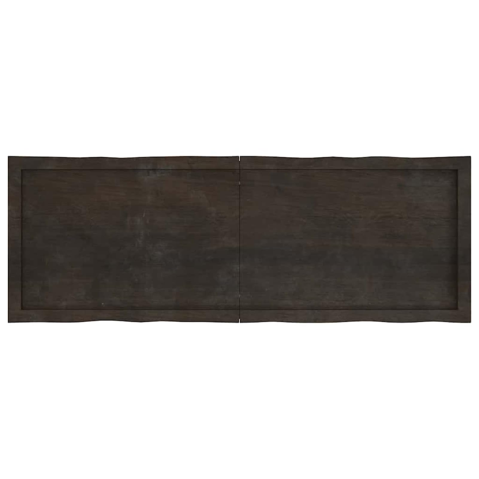 Piano Tavolo in Rovere Massello 140x50x(2-4) cm con Bordo Vivo e Design Pieghevole per Rinnovo Tavoli Casa e Ufficio