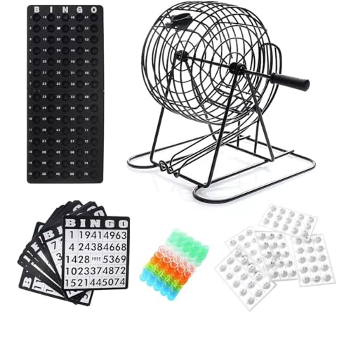 Bingo Profissional Completo Metal Tabuleiro Bola Festa Jogo