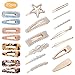 22pcs Pearl Hair Clips for Women Girls, DAILING Hair Clips Acrylic Resin Hair Barrettes Fashion Sweet Hairpins for for Party Wedding Daily, Applies to Bun Updo