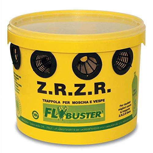 FlyBuster - Trappola Professionale per Mosche, con Imbottitura, Colore: Giallo