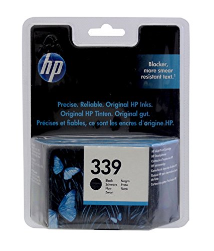 Cartouche HP 339 noire pour réparer les impressions ternes et textes flous
