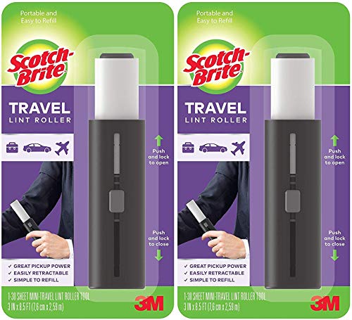 Scotch-Brite Mini Travel Lint Roller Pack of 2