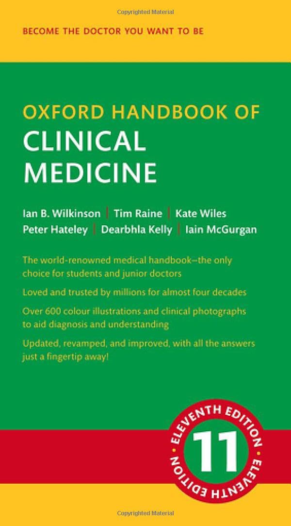 OXFORD HANDBOOK OF CLINICAL MEDICINE 11 XE Paperback – 6 March 2024