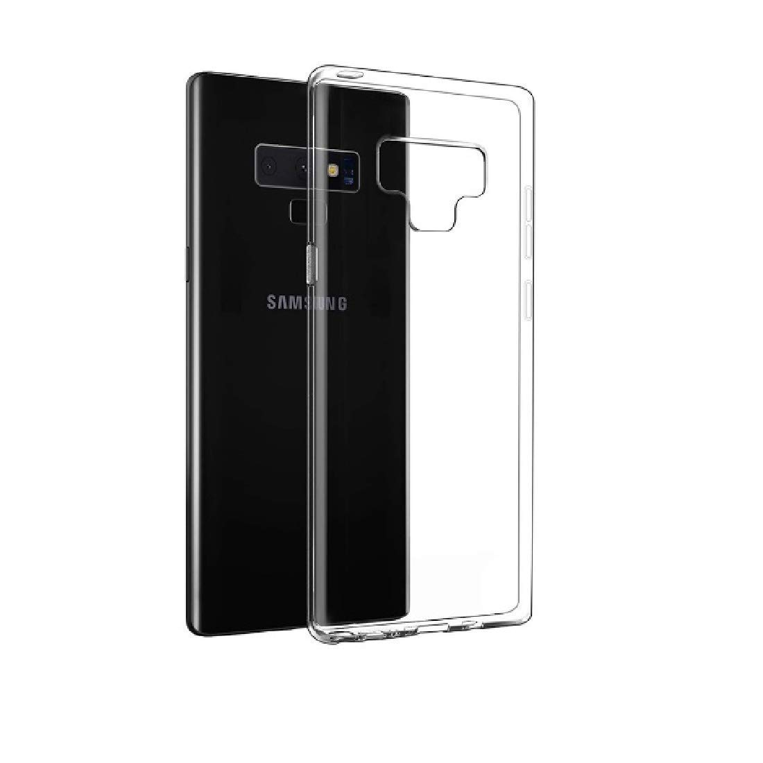 Samsung Galaxy Note 9 Hard Rock Transparent Back Cover, Ultimate Protection from Drops, Durable, Anti Scratch, Full Transparent Hard Back Cover