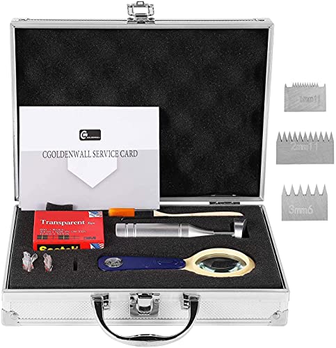 Up To 40% OFF CGOLDENWALL Cross Hatch Adhesion Tester Cross-Cut Tester Kit Multi-blade cutter spacing: 1 +0.01mm, 2+0.01mm, 3+0.01mm