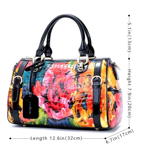 Shoulder Bag for Women Genuine Leather Bag Tote Handbag with Zipper Big-Capacity Clutch Purse Crossbody Bag for Work Travel3