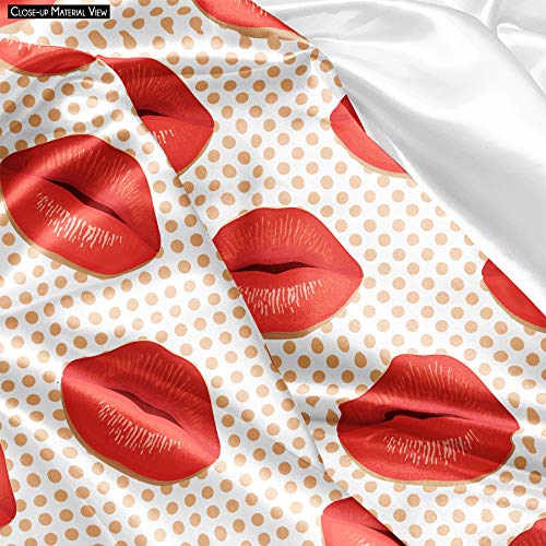Image of ArtzFolio Red Lips | Reusable Sack Bag | Bag for Gym, Storage, Vegetable & Travel