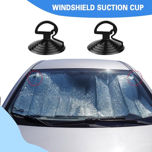 HAOBO Ventosa de para-sol para para-brisa de vidro para carro, ventosa de vidro automotiva, ventosa