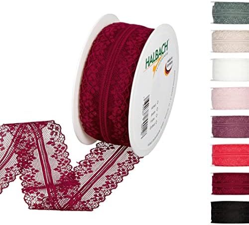 Halbach Seidenbänder Set Weihnachten - 6 Rollen Geschenkband Mit Weihnachtsmotiven