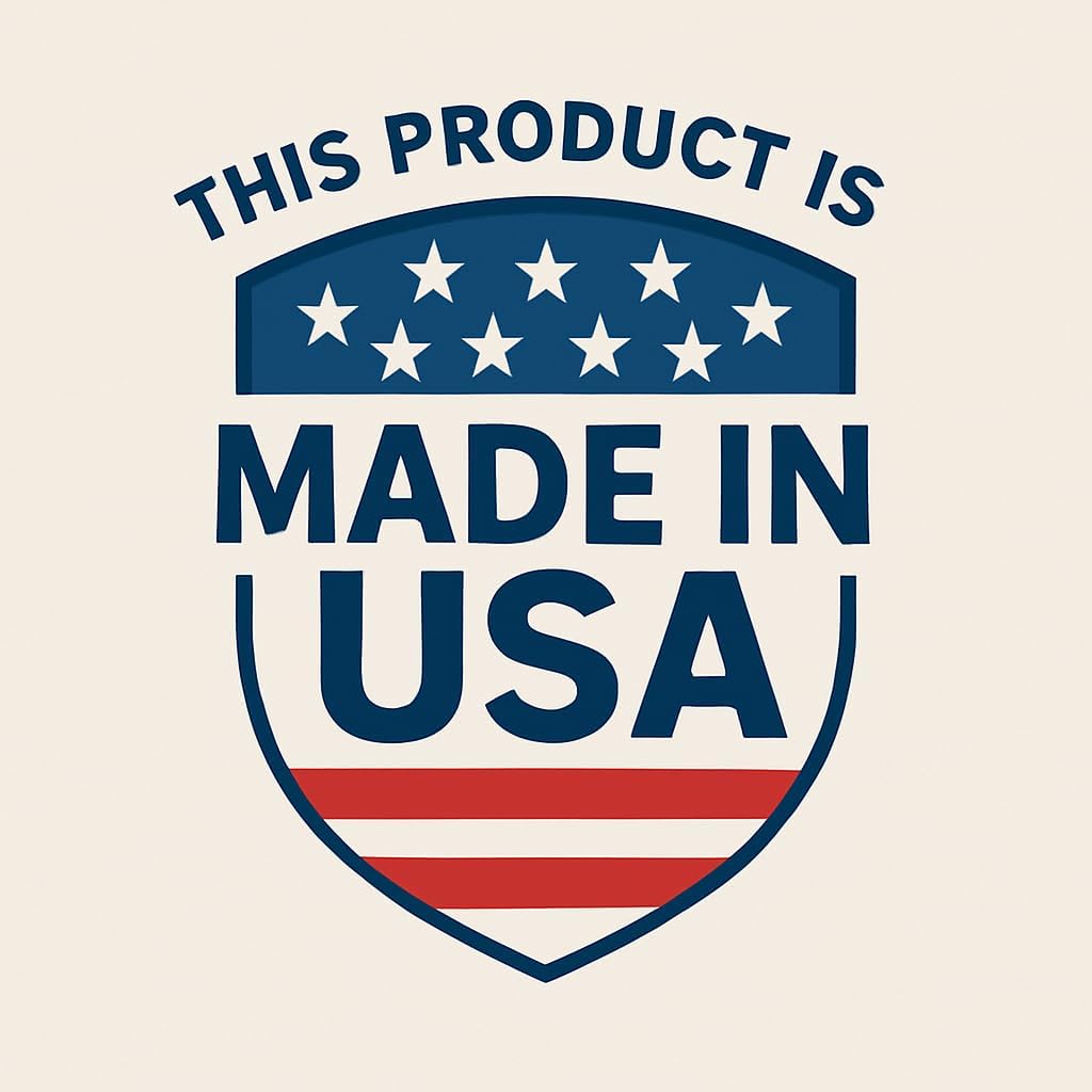 Made in USA Employee of the Month Perpetual Plaque with 2 Free Custom Plates, Wood, 15x12 Inches, Wall Mount, Recognition Style, Americana, Holds 12 Monthly Plates - Image 7