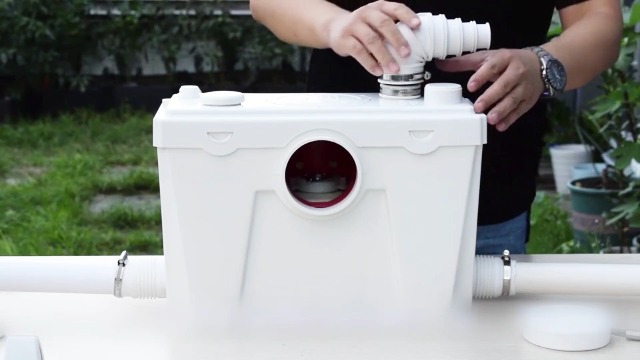 【値下げ！】メガハウス tap me TAP ME POT ホワイト CrestWave Powerful 300W Sink Pump, 23ft Head, 110LPM Flow with 3