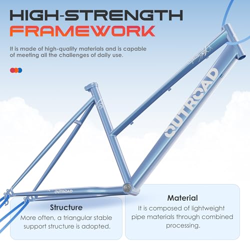 26 inch 7-Speed Commuter Bicycle,Men’s Cruiser Bike/Mountain
