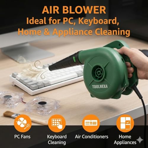 Image of Toolnexa Air Blower Machine 650W Electric | PC & Computer Cleaning Blower | Car Cleaning & Home Dust Cleaner
