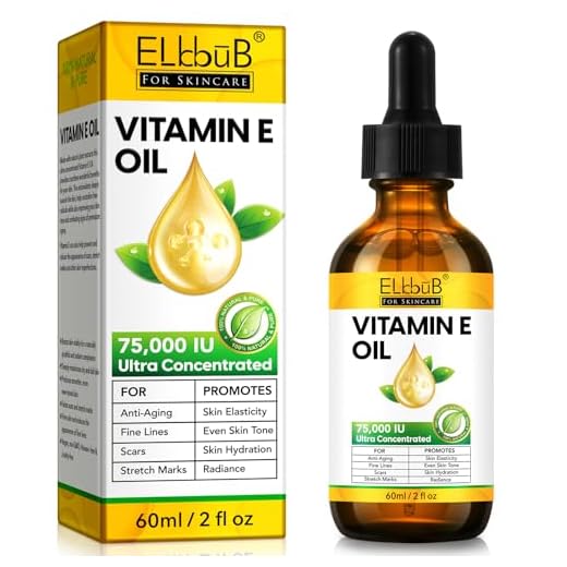 Aceite de Vitamina E - 75,000 IU Ultra Concentrado - Hidratación, Reducción de Cicatrices y Estrías, Anti-Edad - Para Cara, Cuerpo, Cabello y Uñas