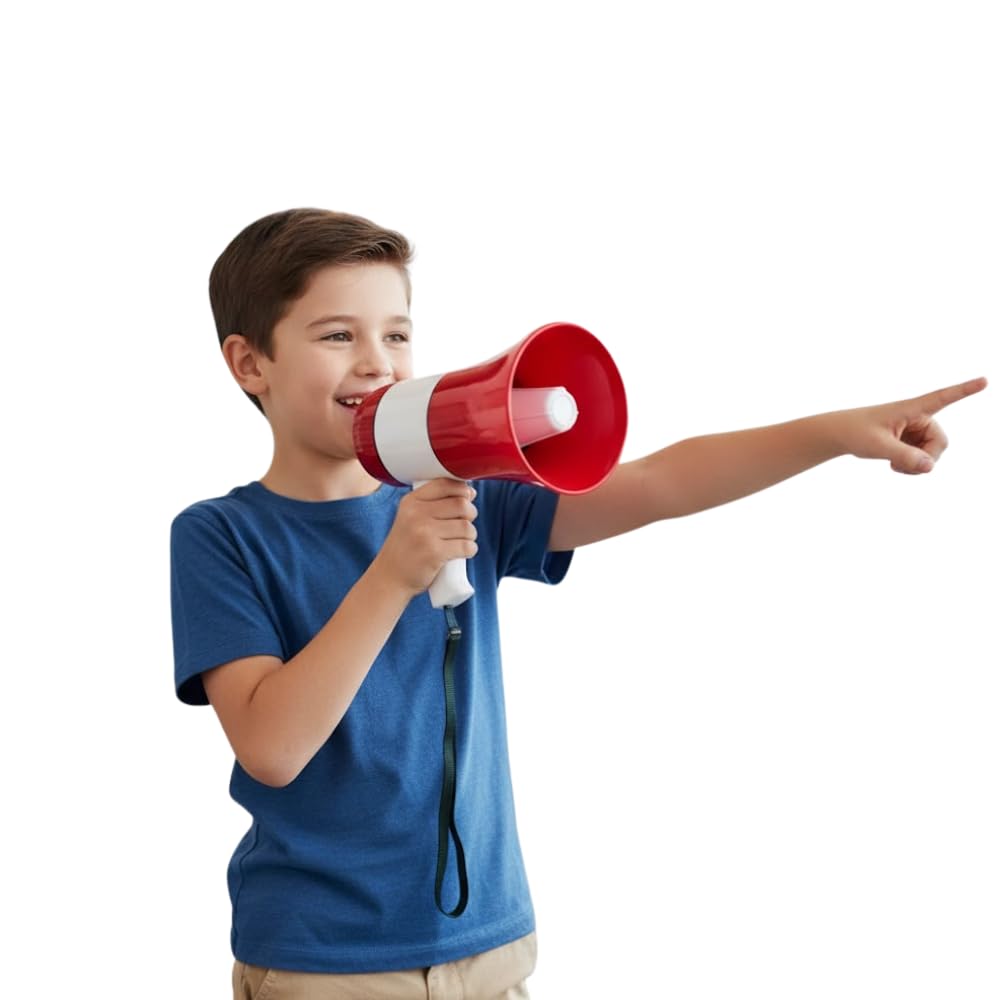 Drumstone (𝐒𝐩𝐞𝐜𝐢𝐚𝐥 𝟏𝟓 𝐘𝐞𝐚𝐫𝐬 𝐖𝐚𝐫𝐫𝐚𝐧𝐭𝐲) Portable Rechargeable Megaphone with Siren, Music & Voice Recording, USB Charging, Durable & Moisture-Proof, Handheld Loudspeaker-picture-18