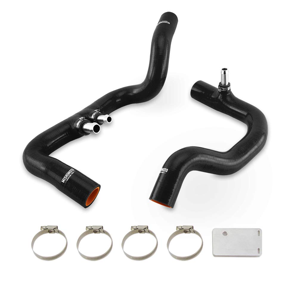 Mishimoto MMHOSE-JLP-18ABK Silicone Coolant Hose Kit, Compatible With 2018+ Jeep Wrangler JL 3.6L W/Automatic Transmission, Black