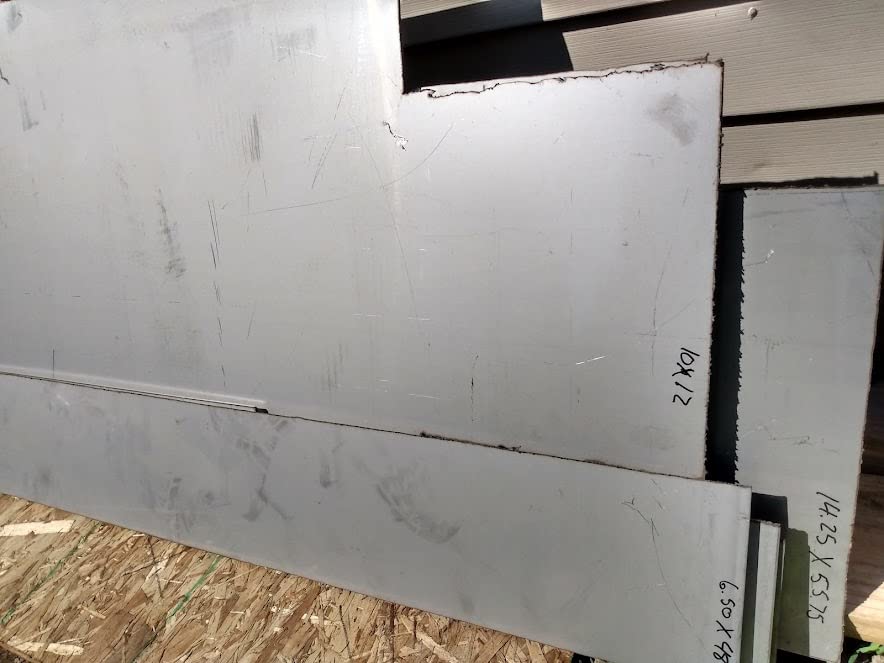 12ga (.105") 304 Stainless Steel Sheets #2 Finish (10 x 12, 1)