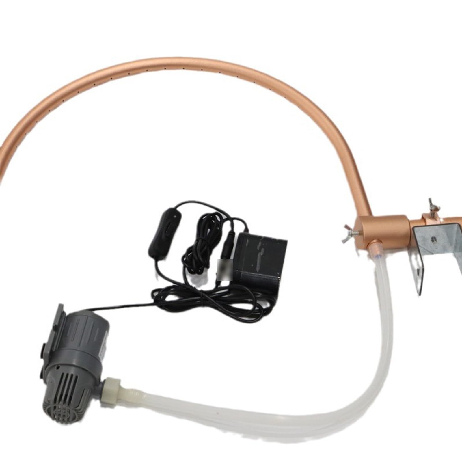 Estante de circulación de agua con cabezal ajustable, incluye bomba y abrazadera de fijación de metal para equipos de masaje y spa