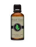 Coconut Lime Verbena 30ml Premium Fragrance Oil - for Candle, Soap Making, Aromatherapy, Diffusers, Home Care, & Humidifiers