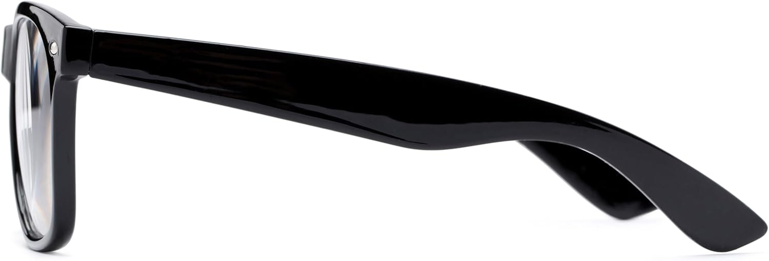 Readers Readers.com Reading Glasses: The Dean, Plastic Retro Square Style for Men and Women