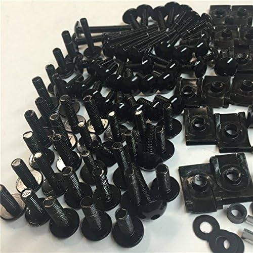 Miniatura 9 de SMT-Kit completo de tornillos y tornillos de carenado compatible con Honda CBR 954 RR 900 929RR negro B00RUE0JNM