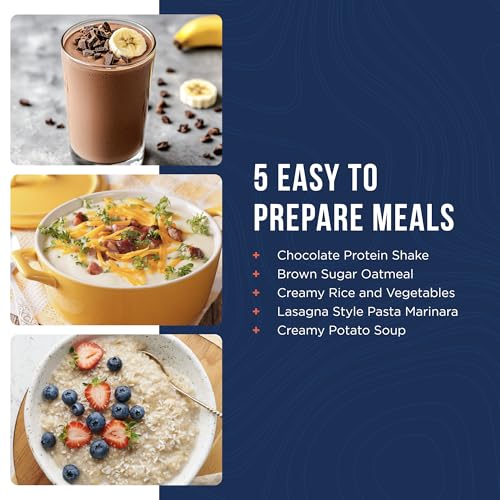 Augason Farms 72 Hour Emergency Food Supply Kit, Dehydrated Meal Survival Food Pouches for 1 Person - 18 Servings