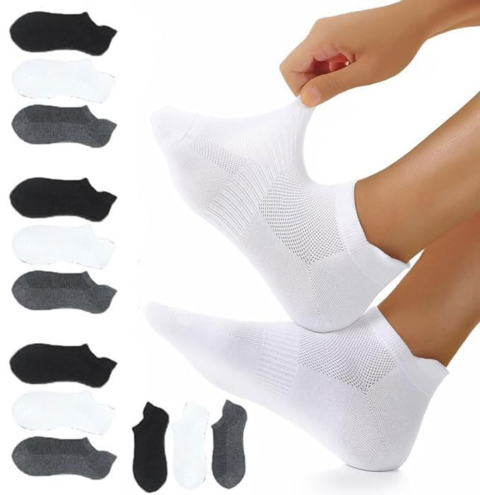 Listado de Calcetines de deporte para Mujer - solo los mejores. 48 12 Pares Calcetines para Hombre y Mujer, Calcetas Deportivos Tobilleros de Algodón, Calcetin de Corte Bajo Transpirable, No Show Socks