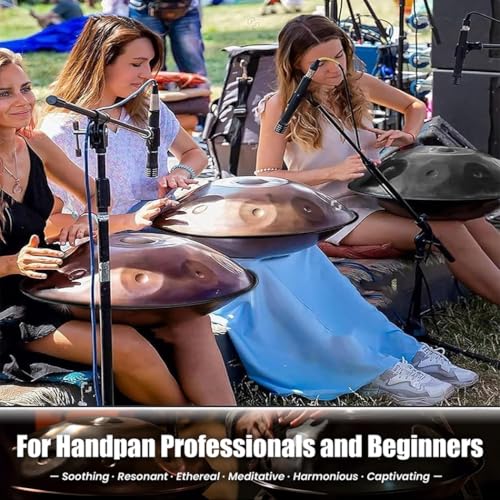 Handpan Drum 9 Notas 22 pulgadas D Minor Plata 440Hz miniatura 3
