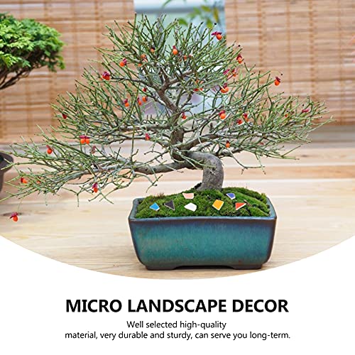 Artibetter Fliesenbruch Mosaikfliesen Keramik Unregelmäßig Mosaikstein Bunt Mosaikstücke für DIY Basteln Wand Blumentopf Vasen Bilderrahmen Spiegel Deko 200g Bunt Mosaik Glassteine