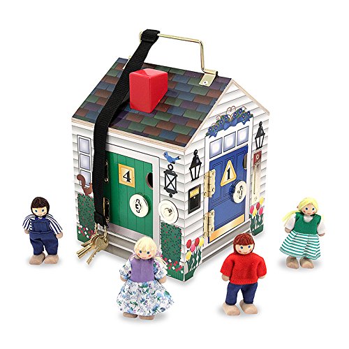 Lot de 3 sonnettes de porte Melissa & Doug pour maison de jeu enfant