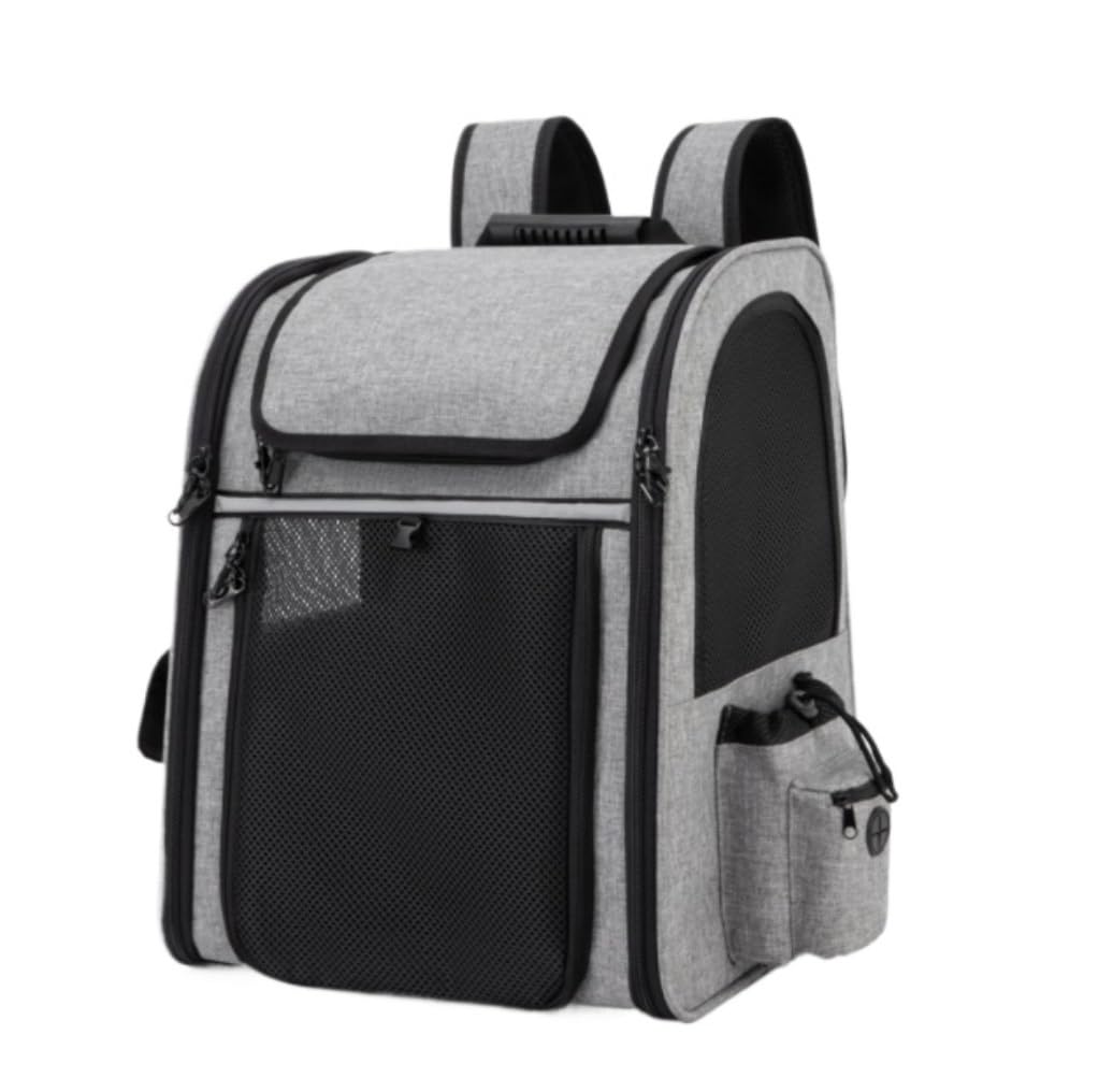 Rucksack Katzentrage-Rucksäcke, Erweiterbarer Katzenrucksack Mit Atmungsaktivem Netz-Haustiertrage-Rucksack Für Haustiere Haustier(A)