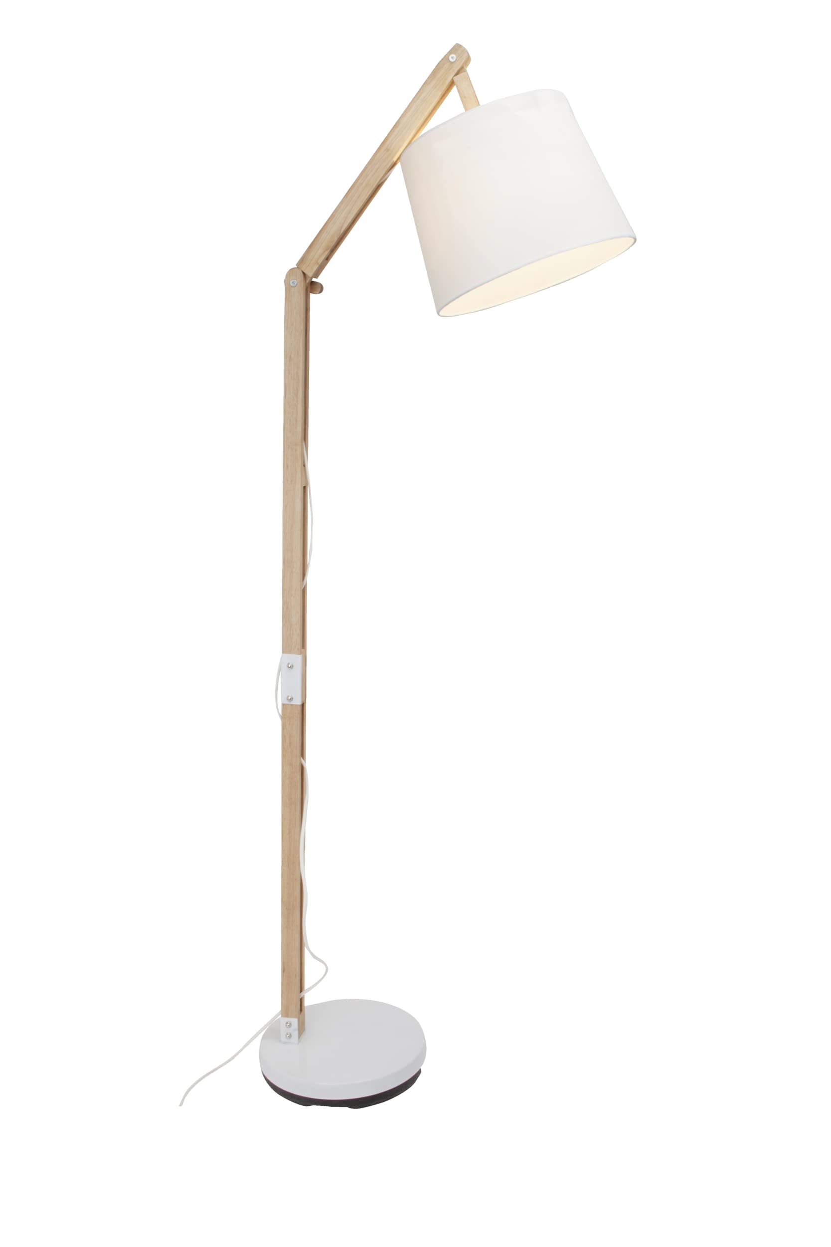 ACMHNC Booglamp Zilver E27 Staande Lamp Dimbaar voor Woonkamer met Afstandsbediening, LED Vloerlamp Moderne Boog 12W met Geheugenfunctie en Timing, Marmeren Voet, Hoogte Verstelbaar