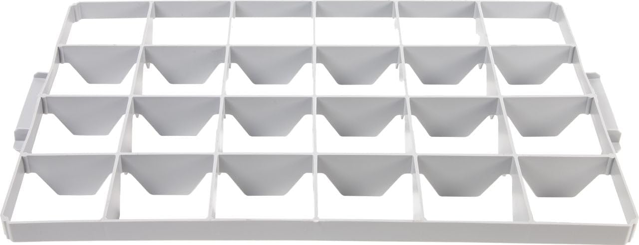 Gläsereinsatz für Eurobox 60 x 40 cm 24 Fächer, 2-teilig Boxen, Körbchen & Kisten