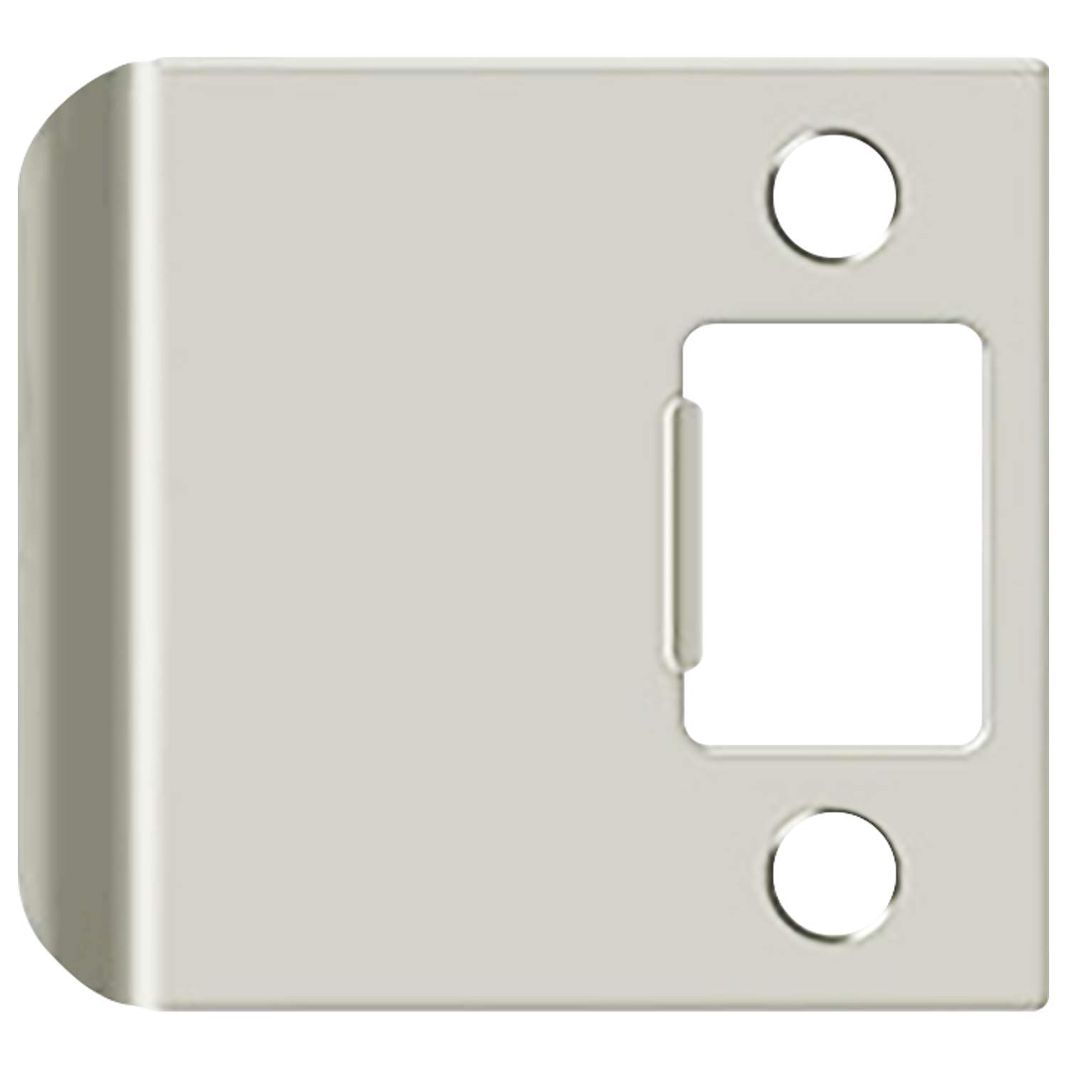 Nuk3y SP250 2-1/2" x 2-1/4"Extended Lip Strike Plate, Satin Nickel