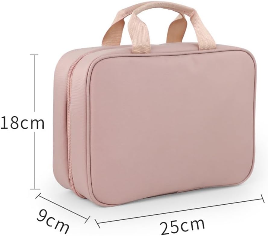 Travel Toilet Bag Women's Large Capacity Hanging Makeup Portable Bath Storage image 2